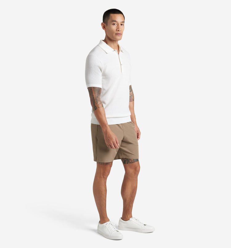 Mini Waffle Knit Polo