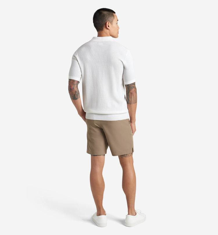 Mini Waffle Knit Polo