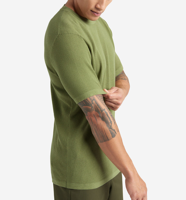 Mini Waffle Knit Crew