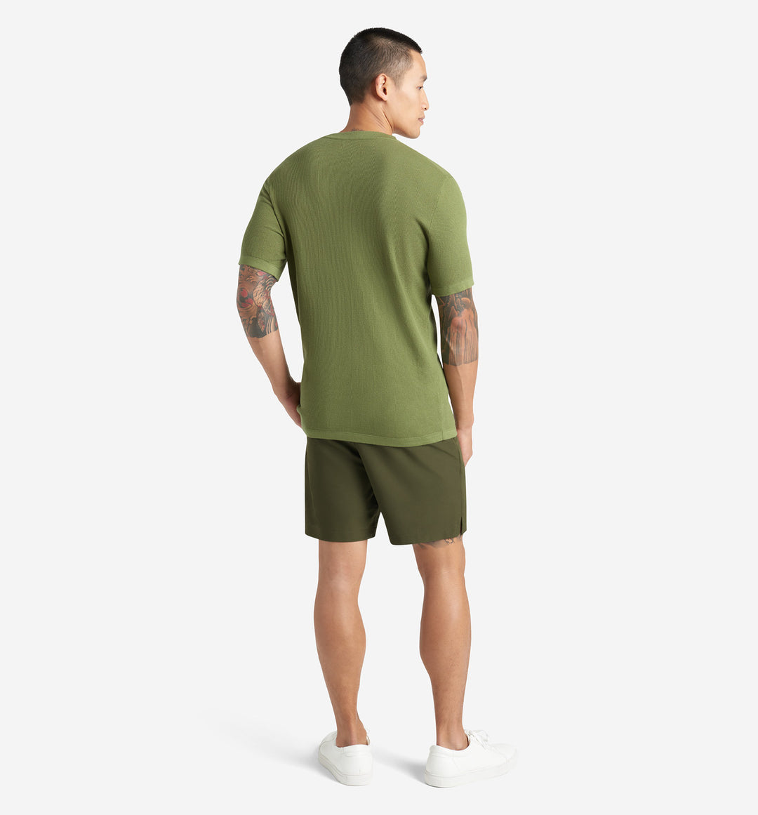 Mini Waffle Knit Crew