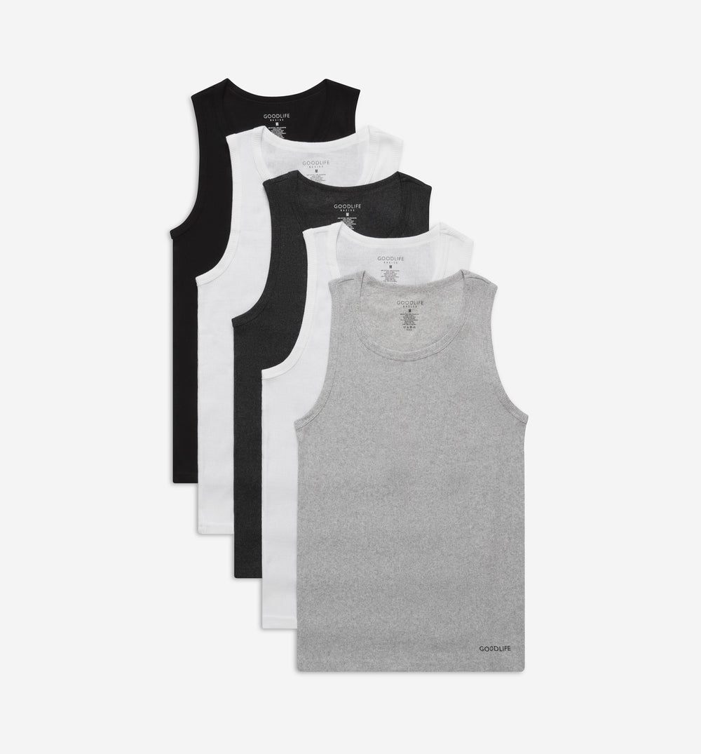Rib Tank Undershirt (5-Pack)