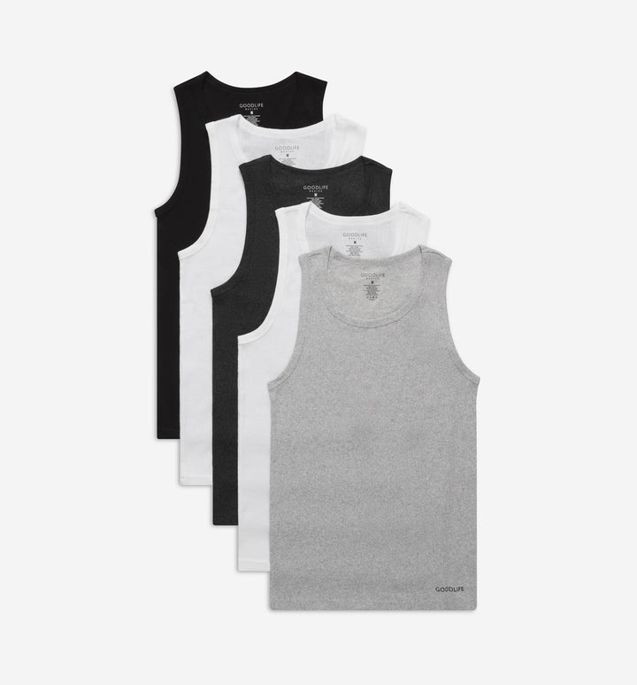 Rib Tank Undershirt (5-Pack)
