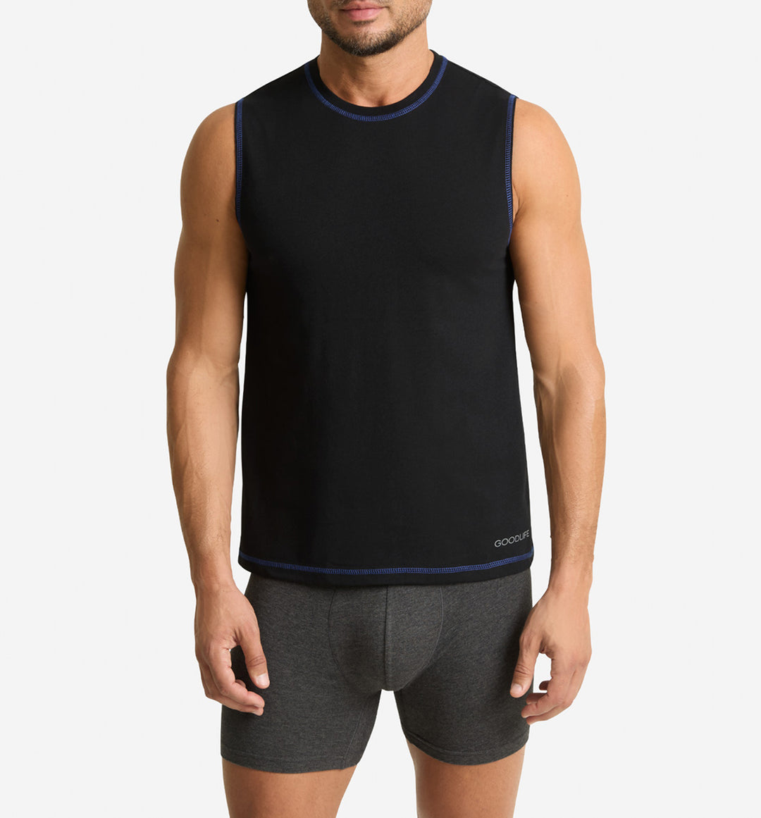 Sleeveless Tee Undershirt (5-Pack)