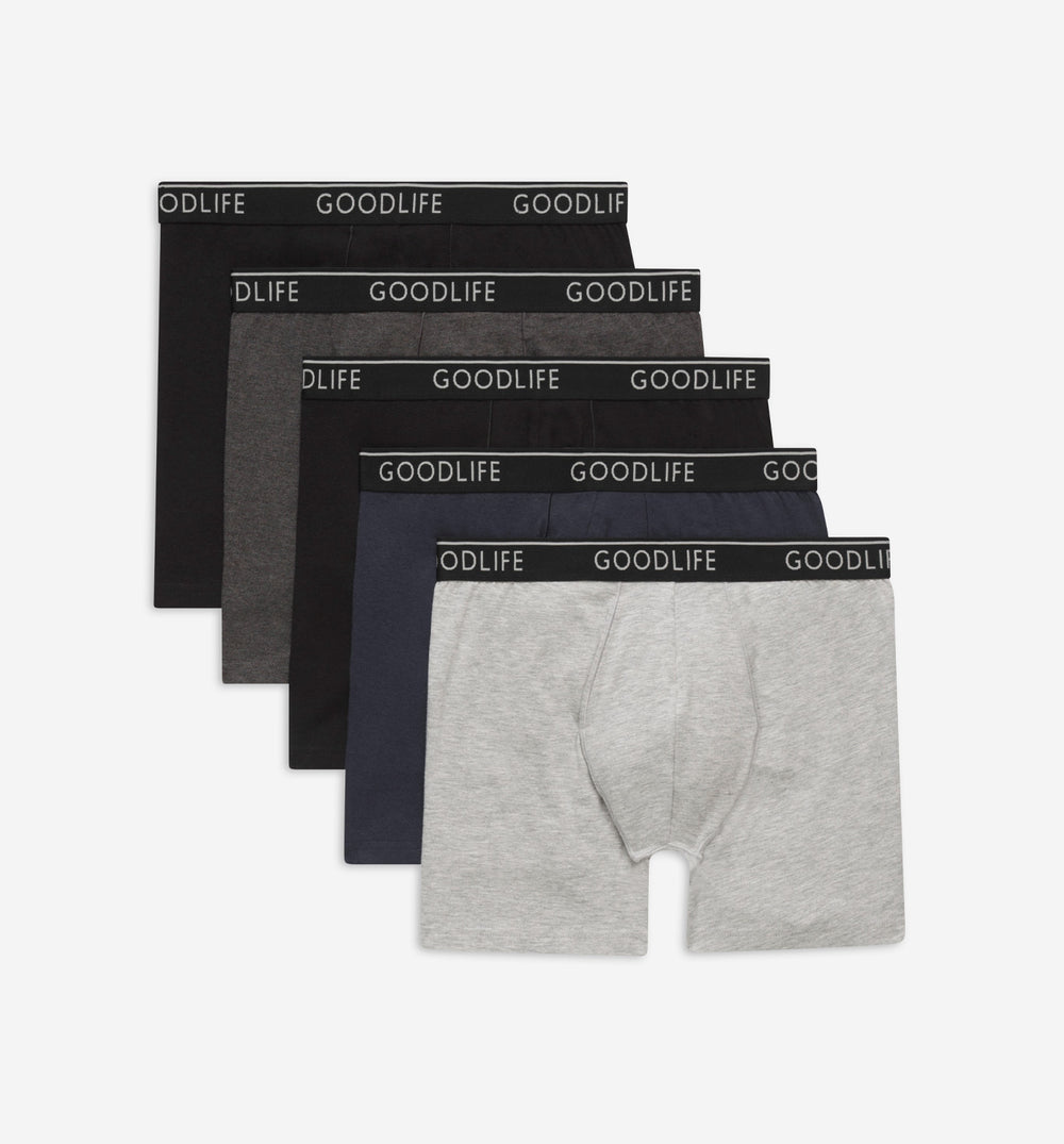 6" Gusseted Boxer Brief (5-Pack)